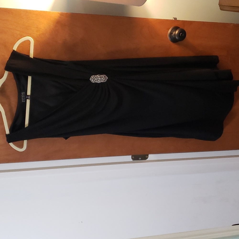 Black cocktail dress